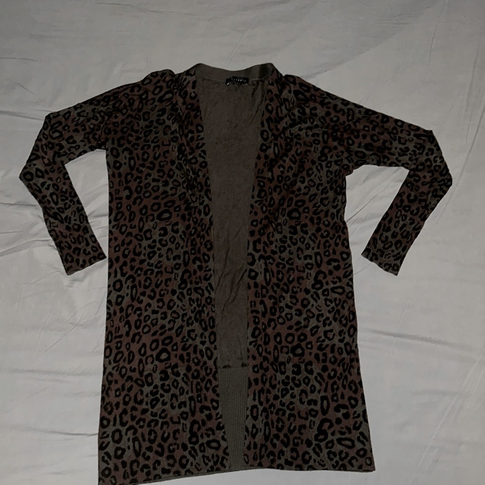 Sanctuary Cheetah Print Cardigan Sz S